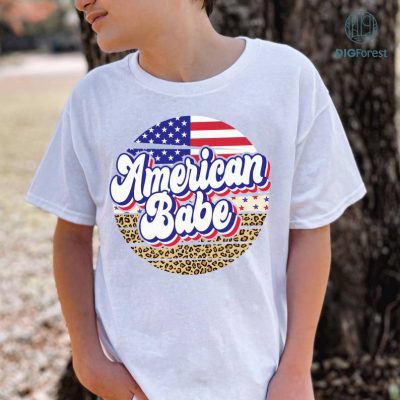 American Babe Shirt, 4th of July T Shirt, American Babe Youth Shirt, Patriotic Kids Shirt, Kids Youth Toddler Tee