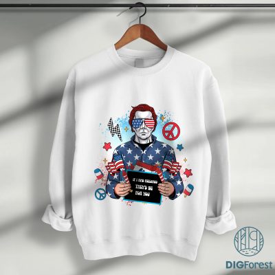 Jason Voorhees 4th of July Shirt – Horror Mugshot Tee | Independence Day & Memorial Day Killer Shirt