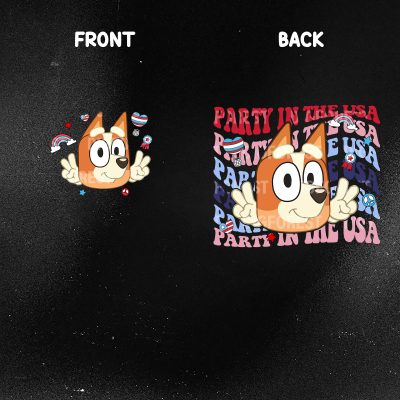 Bingo Party in the USA Shirt - Red White Bluey 4th of July Tee | Independence Day Patriotic Shirt