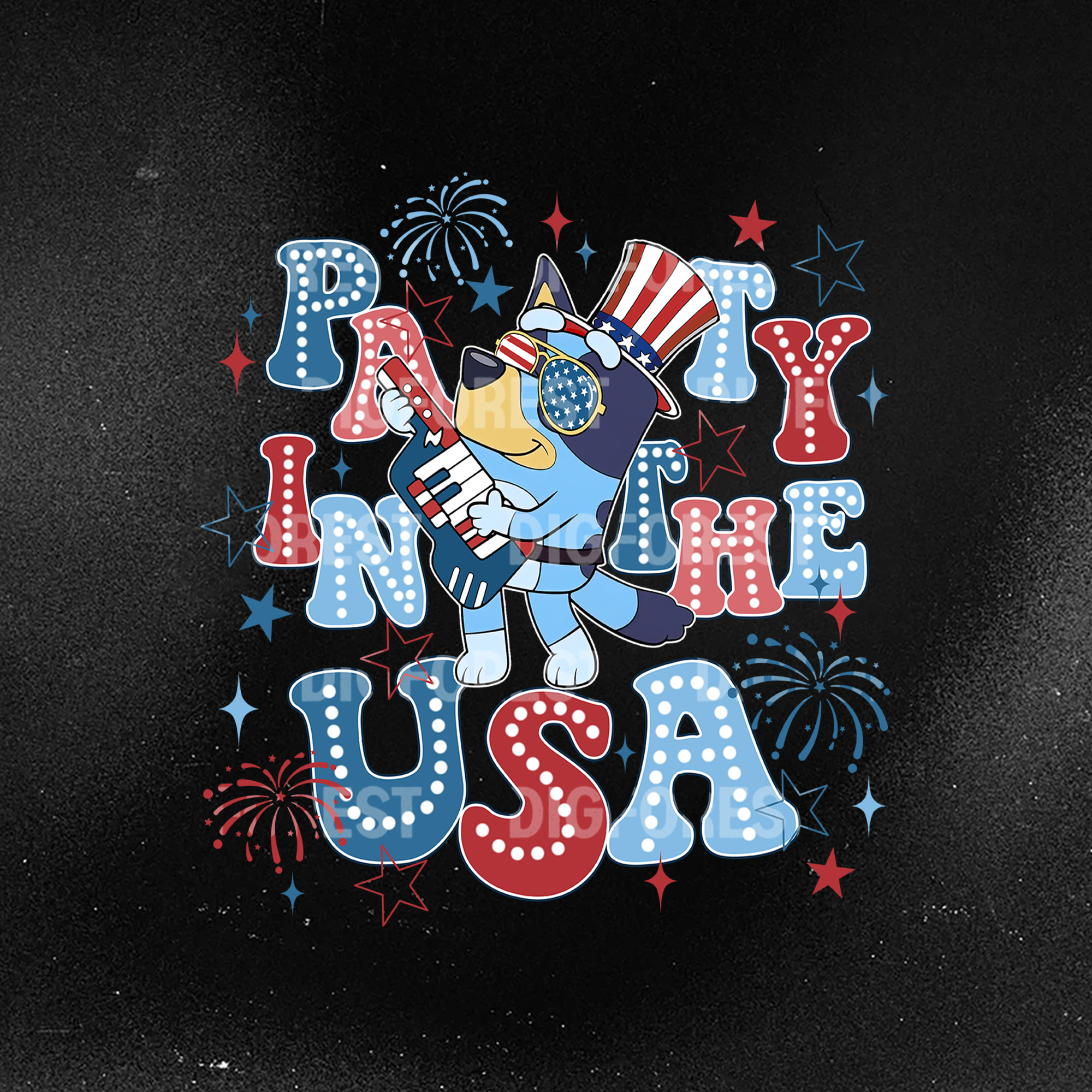 Bluey 4th of July Shirt | Red White Bluey Independence Day Tee | Bluey Freedom Patriotic Shirt Bluey 4th of July Shirt | Red White Bluey Independence Day Tee | Bluey Freedom Patriotic Shirt