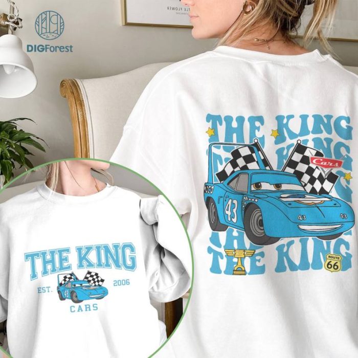 Disney Pixar Cars King Shirt, Disneyland Cars Shirt, Pixar Cars Shirt, Cars King Shirt, Pison Cup Shirt, Family Matching Shirt, Cars Movie Shirt