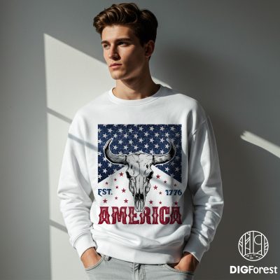 Western 4th of July Shirt | Country USA Cowboy Tee | Patriotic American Independence Day Shirt