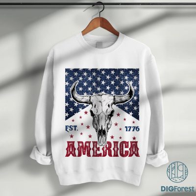 Western 4th of July Shirt | Country USA Cowboy Tee | Patriotic American Independence Day Shirt