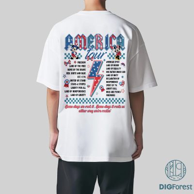 Disney Mickey and Friends America Tour Shirt - 1776 Independence Day Tee | Disneyland 4th of July Shirt