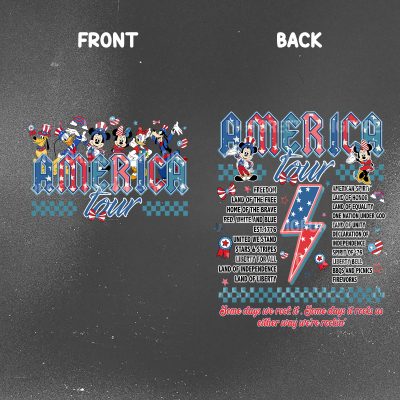 Disney Mickey and Friends America Tour Shirt - 1776 Independence Day Tee | Disneyland 4th of July Shirt