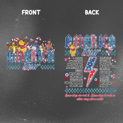Disney Winnie the Pooh America Tour Shirt - 1776 Independence Day Tee | Disneyland 4th of July Shirt
