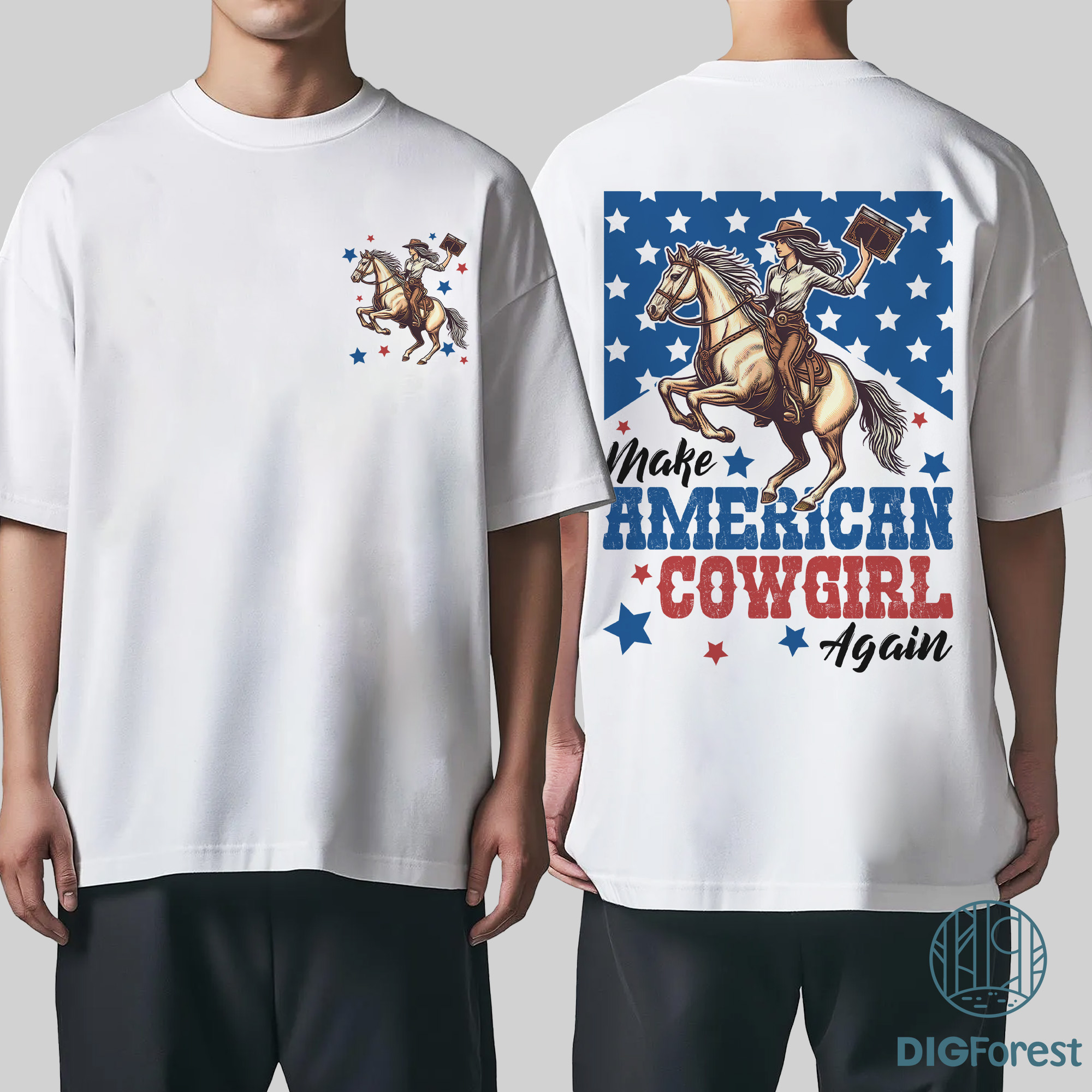 Make America Cowgirl Again Shirt | Western 4th of July Tee | Patriotic Cowgirl Country Shirt Make America Cowgirl Again Shirt | Western 4th of July Tee | Patriotic Cowgirl Country Shirt