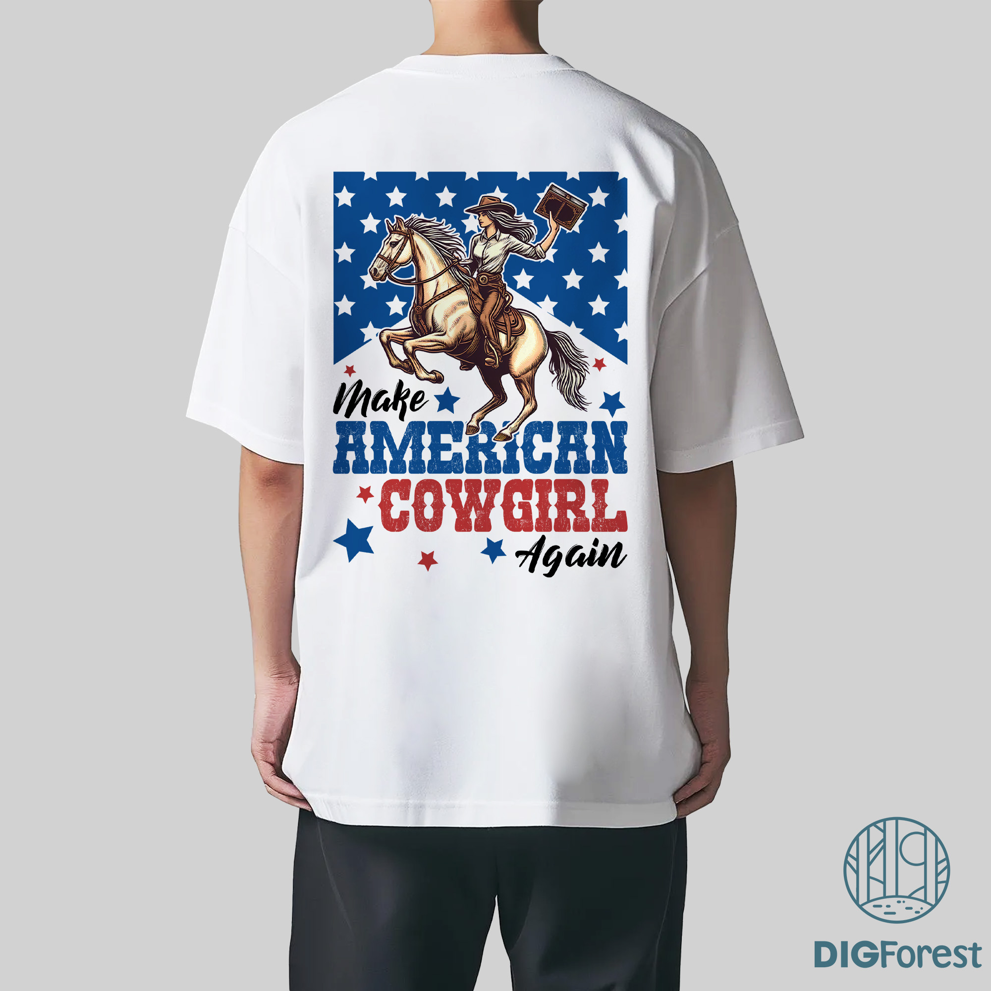 Make America Cowgirl Again Shirt | Western 4th of July Tee | Patriotic Cowgirl Country Shirt Make America Cowgirl Again Shirt | Western 4th of July Tee | Patriotic Cowgirl Country Shirt