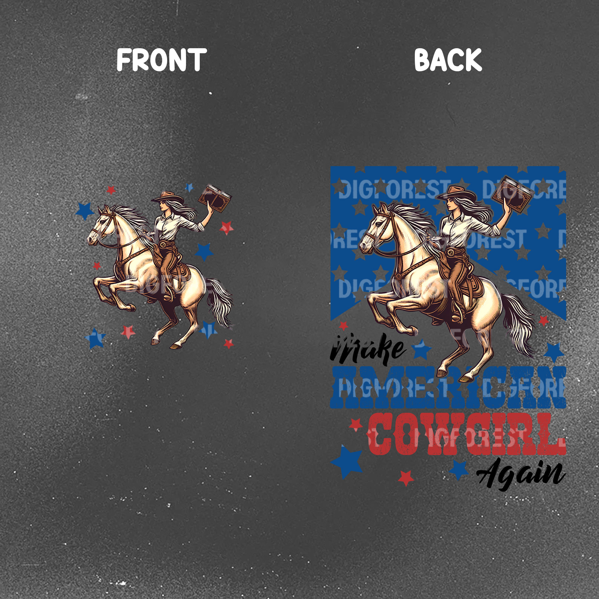 Make America Cowgirl Again Shirt | Western 4th of July Tee | Patriotic Cowgirl Country Shirt Make America Cowgirl Again Shirt | Western 4th of July Tee | Patriotic Cowgirl Country Shirt