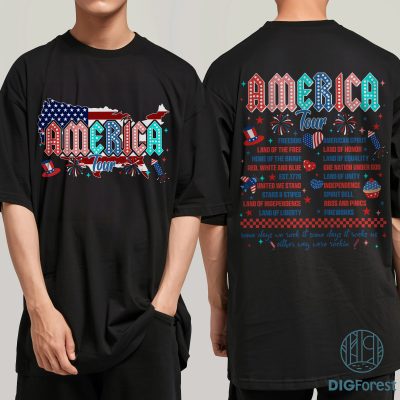 Retro America Tour Shirt – 1776 Independence Day Tee | Patriotic 4th of July & Memorial Day Shirt