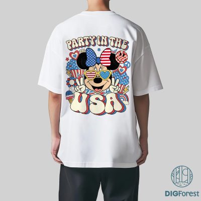 Disney Mickey & Friends Party in the USA Shirt – Minnie 4th of July Patriotic Tee | America 1776 Independence Day Shirt Disney Mickey & Friends Party in the USA Shirt – Minnie 4th of July Patriotic Tee | America 1776 Independence Day Shirt