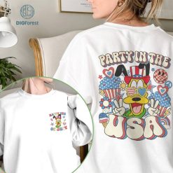 Disney Mickey and Friends Party in the USA Shirt, Pluto 4th Of July Shirt, Patriotic Shirt, Happy 4th Of July Shirt, America 1776 Shirt, Independence Day Shirt