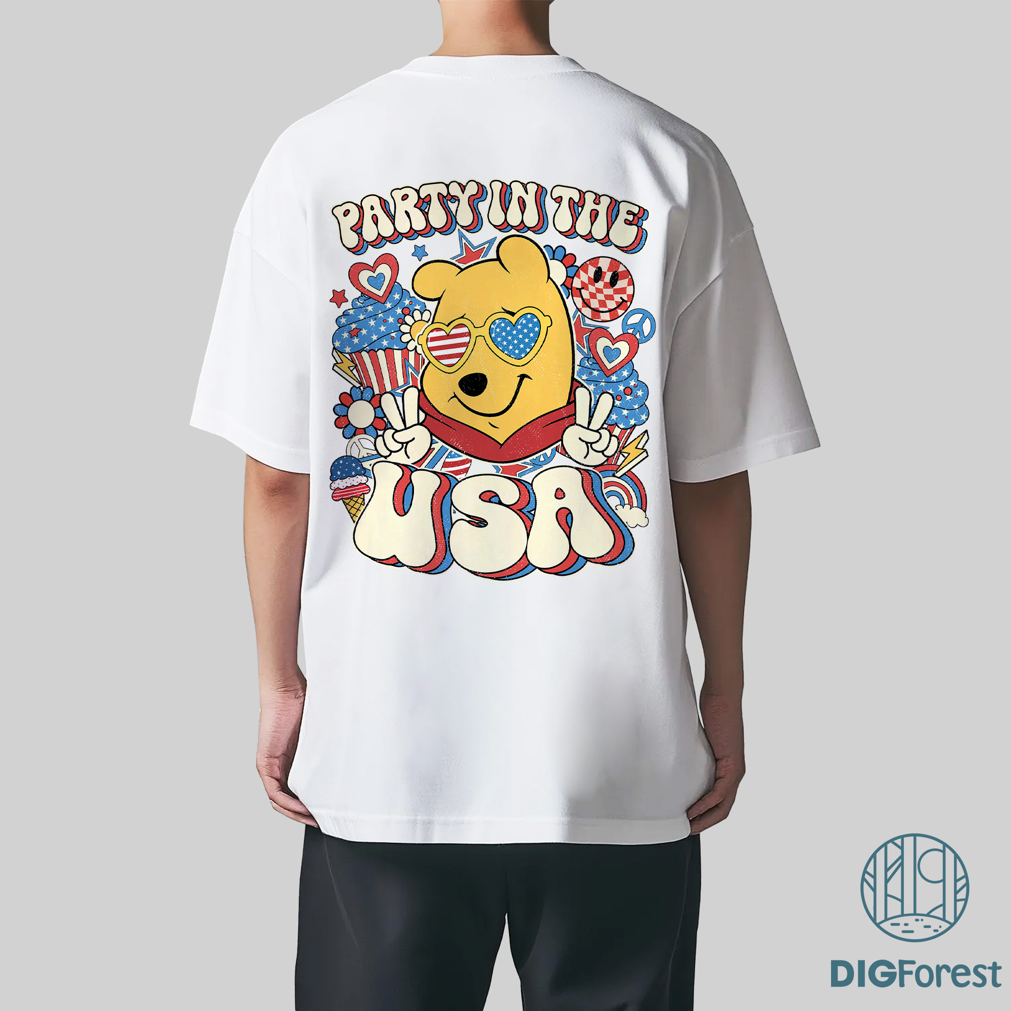 Disney Winnie the Pooh Party in the USA Shirt – 4th of July Patriotic Tee | America 1776 Independence Day Shirt Disney Winnie the Pooh Party in the USA Shirt – 4th of July Patriotic Tee | America 1776 Independence Day Shirt