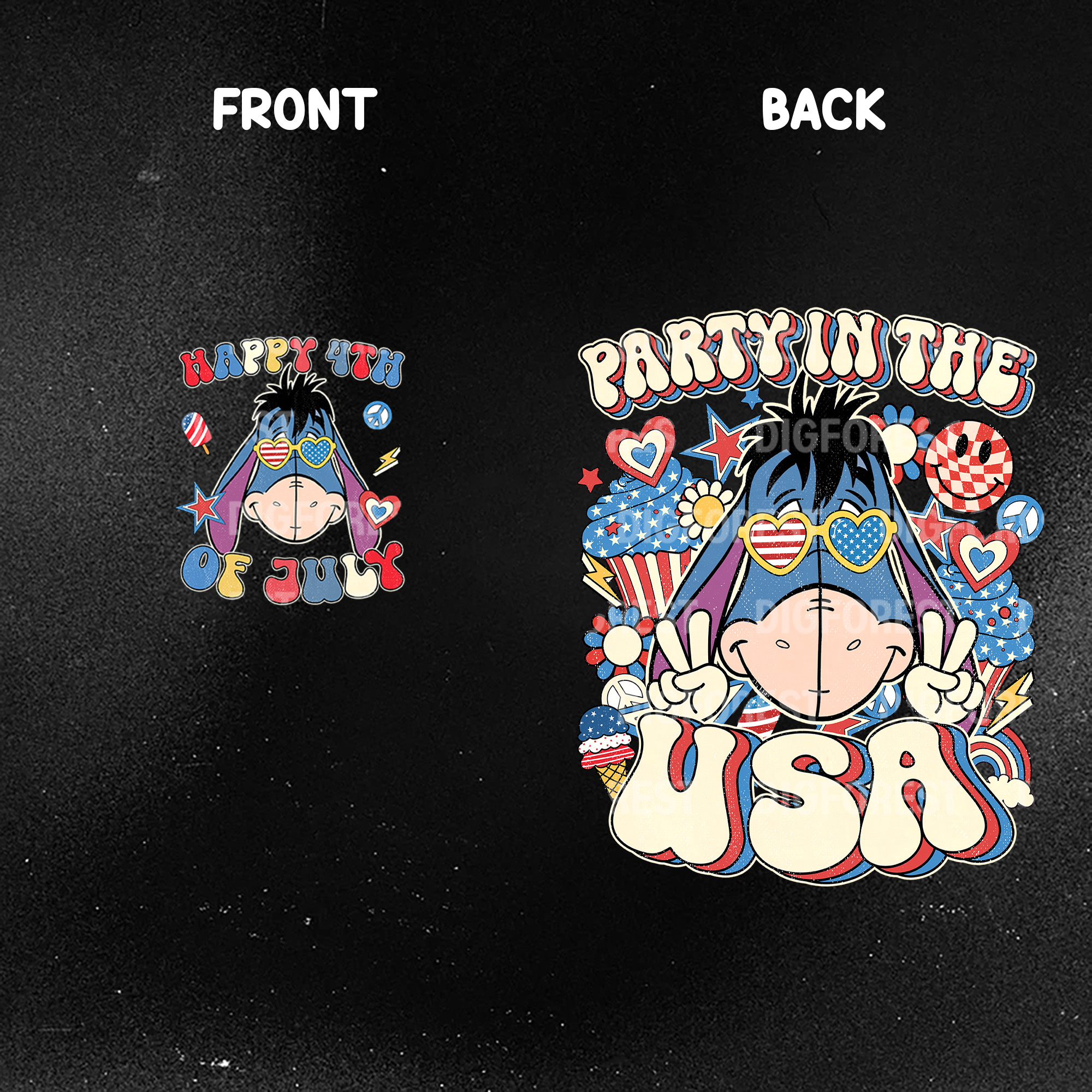 Disney Winnie the Pooh Party in the USA Shirt – Eeyore 4th of July Patriotic Tee | America 1776 Independence Day Shirt Disney Winnie the Pooh Party in the USA Shirt – Eeyore 4th of July Patriotic Tee | America 1776 Independence Day Shirt