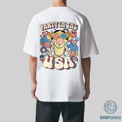 Disney Winnie the Pooh Party in the USA Shirt – Tigger 4th of July Patriotic Tee | America 1776 Independence Day Shirt Disney Winnie the Pooh Party in the USA Shirt – Tigger 4th of July Patriotic Tee | America 1776 Independence Day Shirt