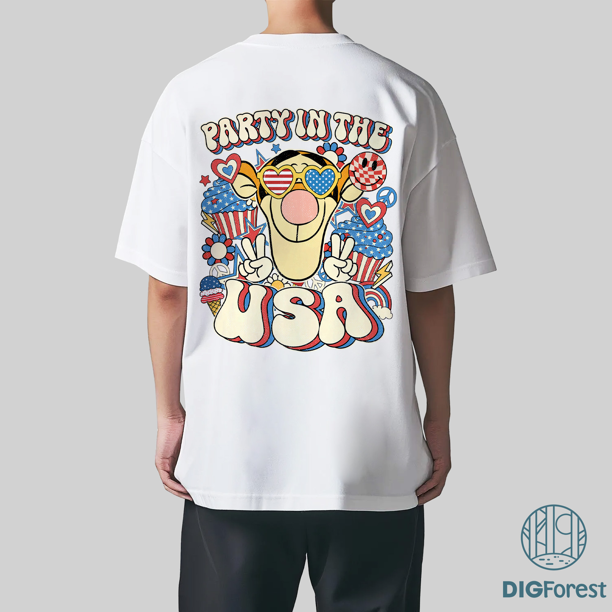 Disney Winnie the Pooh Party in the USA Shirt – Tigger 4th of July Patriotic Tee | America 1776 Independence Day Shirt Disney Winnie the Pooh Party in the USA Shirt – Tigger 4th of July Patriotic Tee | America 1776 Independence Day Shirt