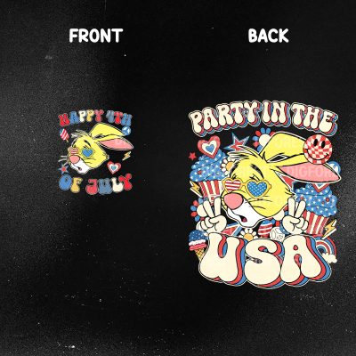 Disney Winnie the Pooh Party in the USA Shirt – Rabbit 4th of July Patriotic Tee | America 1776 Independence Day Shirt