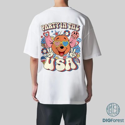 Disney Winnie the Pooh Party in the USA Shirt – Roo 4th of July Patriotic Tee | America 1776 Independence Day Shirt