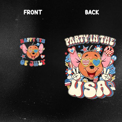Disney Winnie the Pooh Party in the USA Shirt – Roo 4th of July Patriotic Tee | America 1776 Independence Day Shirt