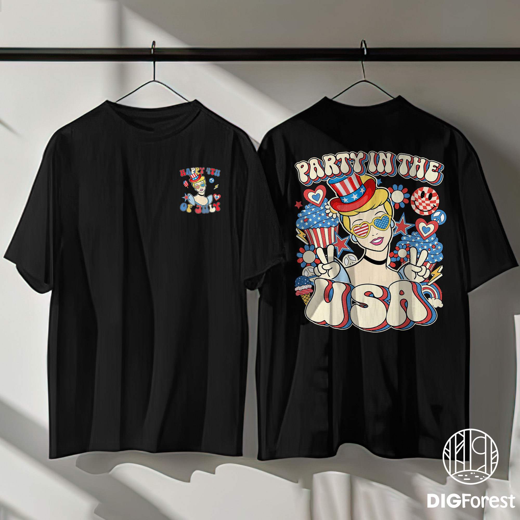 Disney Cinderella Party in the USA Shirt - 4th of July Patriotic Princess Tee | America 1776 Independence Day Shirt Disney Cinderella Party in the USA Shirt - 4th of July Patriotic Princess Tee | America 1776 Independence Day Shirt