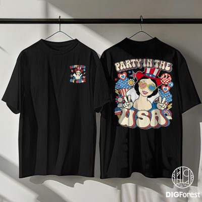 Disney Snow White Party in the USA Shirt - 4th of July Patriotic Tee | America 1776 Independence Day Shirt Disney Snow White Party in the USA Shirt - 4th of July Patriotic Tee | America 1776 Independence Day Shirt