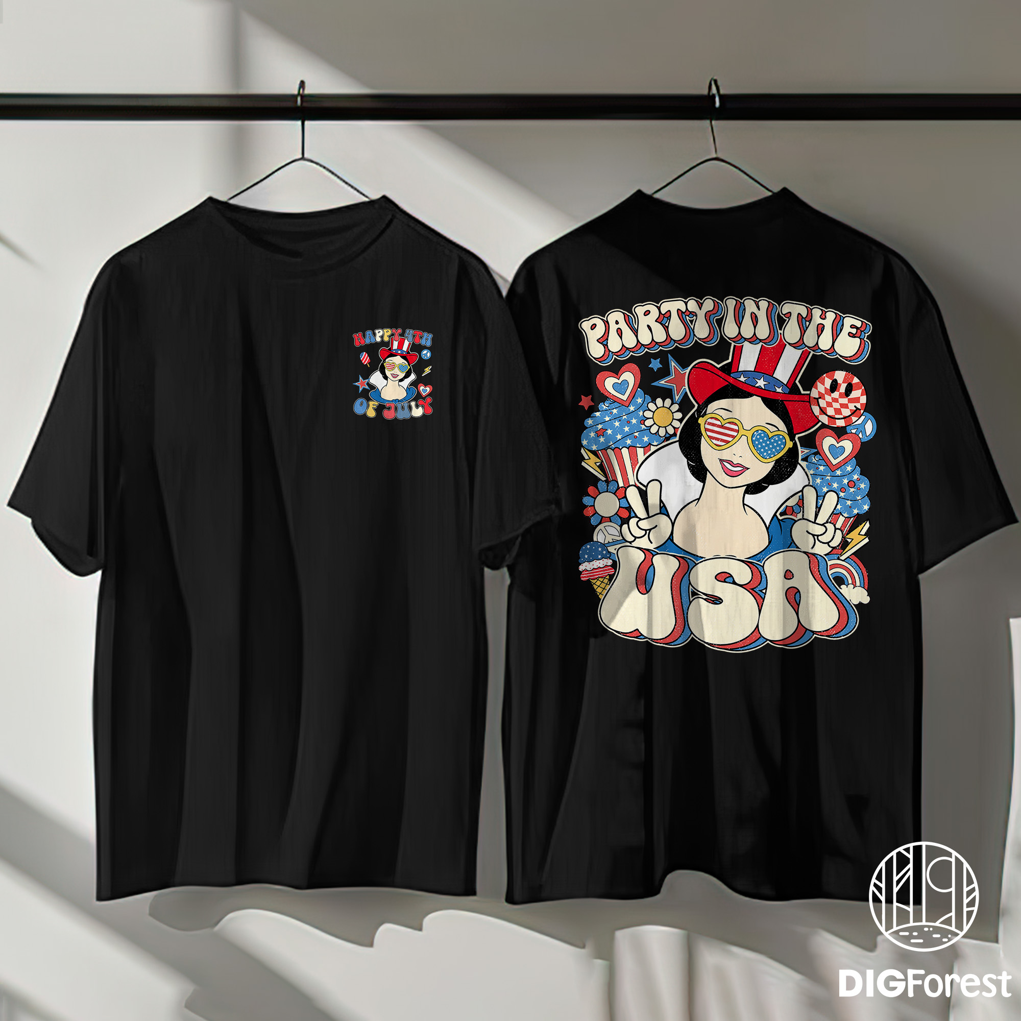 Disney Snow White Party in the USA Shirt - 4th of July Patriotic Tee | America 1776 Independence Day Shirt Disney Snow White Party in the USA Shirt - 4th of July Patriotic Tee | America 1776 Independence Day Shirt