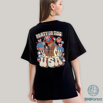 Disney Tiana Party in the USA Shirt - Princess and the Frog 4th of July Patriotic Tee | America 1776 Independence Day Shirt Disney Tiana Party in the USA Shirt - Princess and the Frog 4th of July Patriotic Tee | America 1776 Independence Day Shirt