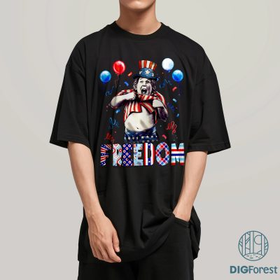 Freedom Chunk Goonies 4th of July Shirt | 80s Movie Lovers Tee | Retro Independence Day Shirt | Old School Vibes Gift