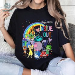 Disney Vintage Inside Out It's Okay To Feel All The Feels Shirt, The Emotional Adventure Shirt, Inside Out 2 shirt, WDW Disneyland Trip Tee