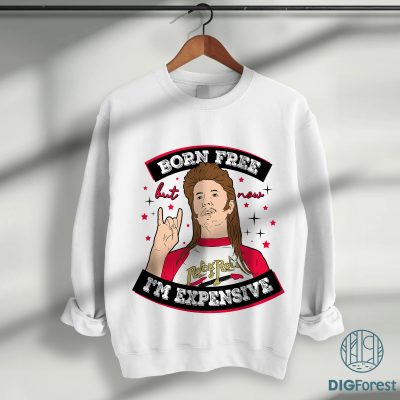 Joe Dirt 4th of July Shirt | Born Free But Now I'm Expensive Tee | Patriotic Independence Day Shirt | Joe Dirt Movie Quote Gift