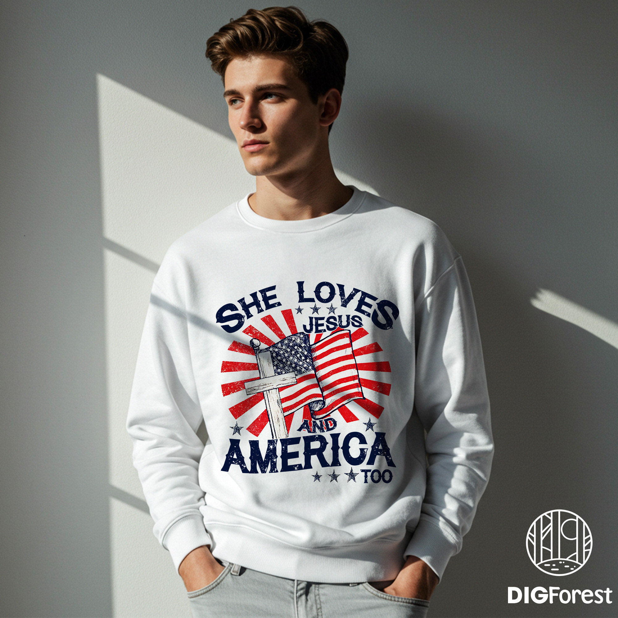 She Loves Jesus And America Too Shirt | Christian 4th of July Shirt | Independence Day USA Flag Tee | Retro America Shirt She Loves Jesus And America Too Shirt | Christian 4th of July Shirt | Independence Day USA Flag Tee | Retro America Shirt