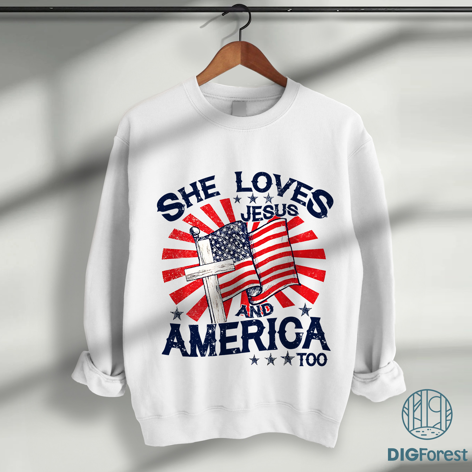 She Loves Jesus And America Too Shirt | Christian 4th of July Shirt | Independence Day USA Flag Tee | Retro America Shirt She Loves Jesus And America Too Shirt | Christian 4th of July Shirt | Independence Day USA Flag Tee | Retro America Shirt