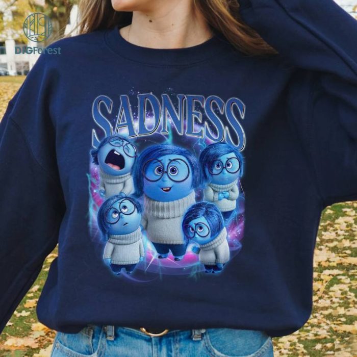 Disney Inside Out Characters Costume Shirt, Inside Out 2 Sadness Shirt, Inside Out Group Matching, Inside Out 2 Family Party, Inside Out Friends Shirts