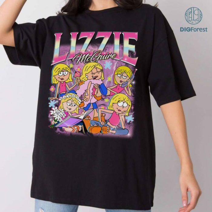 Lizzie McGuire Bootleg Shirt, Disneyland Lizzie McGuire Shirt, Girl Trip Shirt, Lizzie Mcguire Birthday Shirt, Disneyworld Trip Shirt