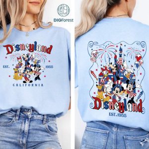 Disney Mickey and Friends Fourth Of July Shirt, Disneyland Patriotic Shirt, Mickey Patriotic, Independence Day, Freedom Shirt, Party in the USA