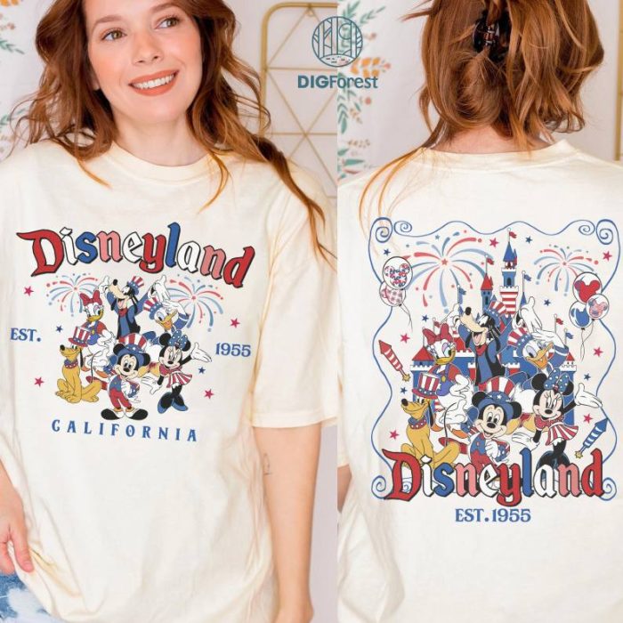 Disney Mickey and Friends Fourth Of July Shirt, Disneyland Patriotic Shirt, Mickey Patriotic, Independence Day, Freedom Shirt, Party in the USA