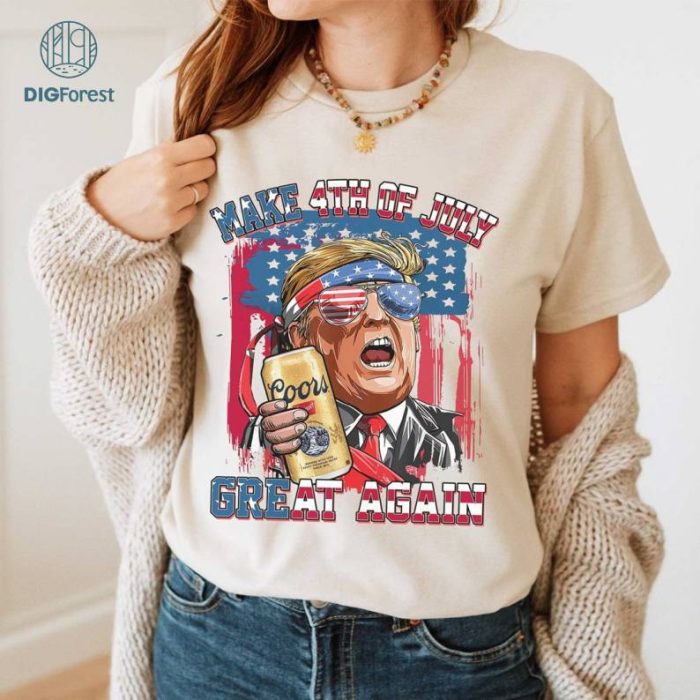 Make 4th of July Great Again, Funny 4th of July Shirt, Ultra Trump Shirt, 4th of July Trump, Funny Republican Shirt, Trump 2024, 4th of July