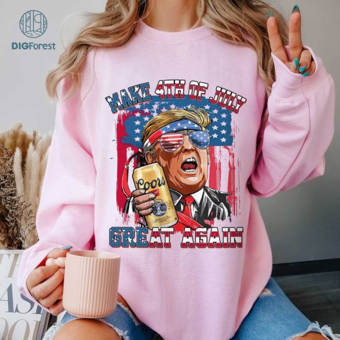 Make 4th of July Great Again, Funny 4th of July Shirt, Ultra Trump Shirt, 4th of July Trump, Funny Republican Shirt, Trump 2024, 4th of July