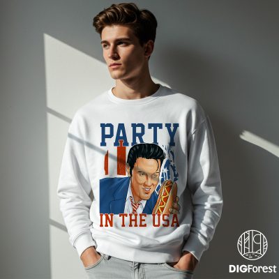 Patriotic Elvis Comfort Colors Shirt | Retro Elvis Presley 4th of July Tee | Elvis Fan Graphic T-Shirt