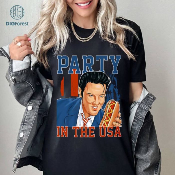 Patriotic Elvis Comfort Colors Shirt, Retro Elvis Shirt, Elvis Presley Shirt, Elvis Shirt, Elvis Fan, Elvis Graphic T-Shirt, 4th of July