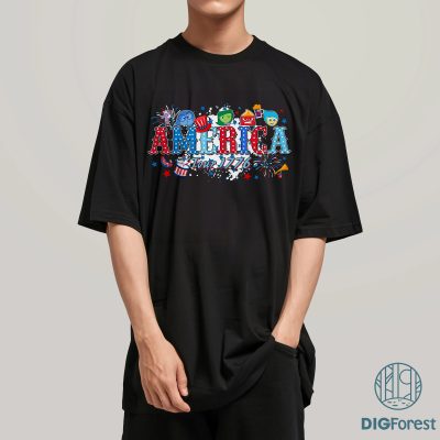 Disney Retro Inside Out America Tour Shirt – 4th of July Patriotic Tee | 1776 Independence Day Shirt Disney Retro Inside Out America Tour Shirt – 4th of July Patriotic Tee | 1776 Independence Day Shirt