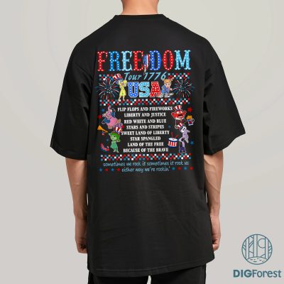 Disney Retro Inside Out America Tour Shirt – 4th of July Patriotic Tee | 1776 Independence Day Shirt Disney Retro Inside Out America Tour Shirt – 4th of July Patriotic Tee | 1776 Independence Day Shirt