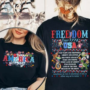 Disney Retro Toy Story America Tour Shirt, Toy Story Characters 4th of July Shirt, 1776 Independence Day Shirt, American Flag Shirt, Memorial Day Shirt, Patriotic Freedom