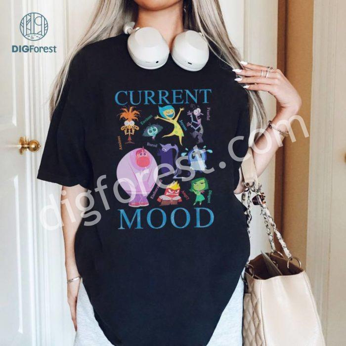 Disney Inside Out 2 Current Mood Shirt, Inside Out 2 Many Emotions T-Shirt, Disney Matching Tee, Pixar Inside Out, Disney Trip Shirt