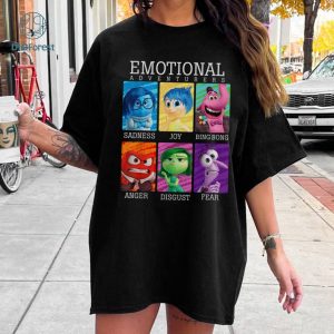 Disney Emotional Adventurers Inside Out Shirt, Inside Out Movie Sweatshirt, Inside Out 2024 Movie, Inside Out 2 Shirt, Inside Out Characters Shirt