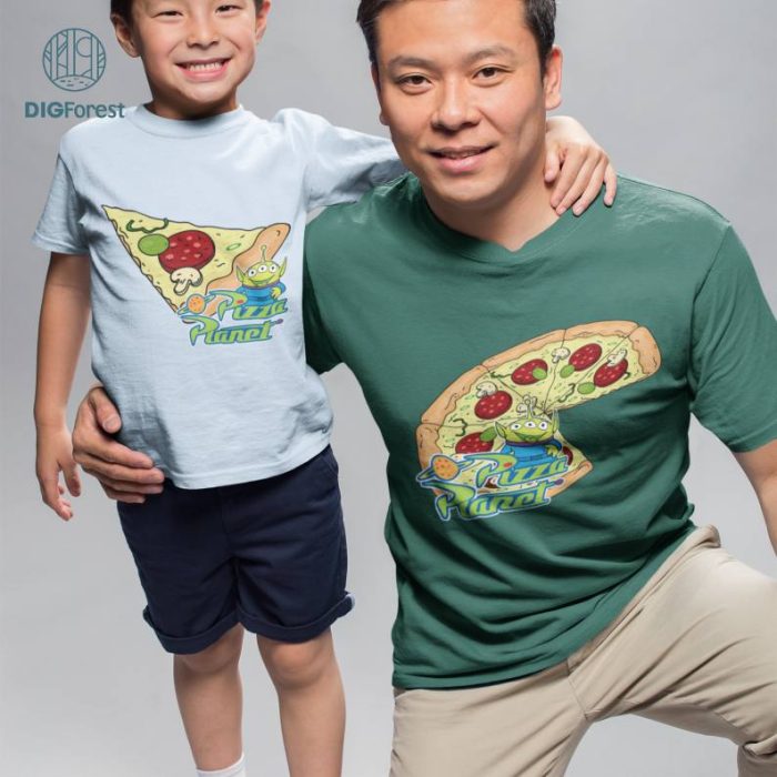 Disney Toy Story Dad And Son Shirts, Pizza Planet Shirt, Matching Dad Baby Shirt, Father Son Shirts, Daddy And Me Shirt, Fathers Day Gifts For Dad