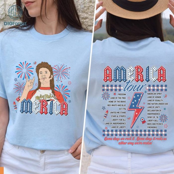 Retro Joe Dirt Merica July 4th America Tour Shirt, Joe Dirt 4th July Shirt, Joe Dirt Merica T-shirt, Independence Day, Joe Dirt Patriotic, Joe Dirt Gifts