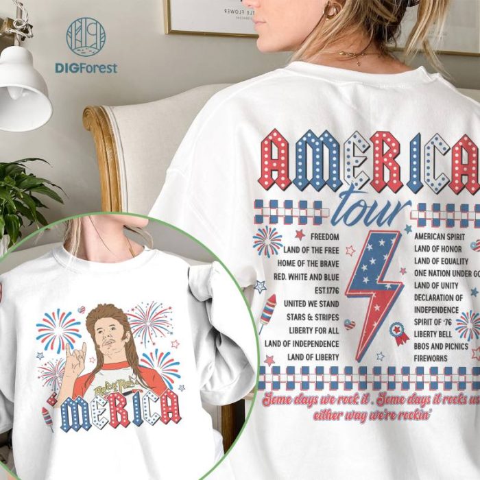 Retro Joe Dirt Merica July 4th America Tour Shirt, Joe Dirt 4th July Shirt, Joe Dirt Merica T-shirt, Independence Day, Joe Dirt Patriotic, Joe Dirt Gifts