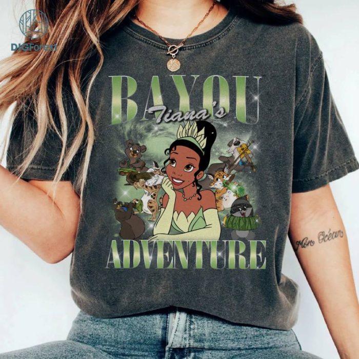 Disney Tiana Bayou Adventure T-Shirt Tiana Princess Shirt Goin Down the Bayou Tiana's Bayou Adventure Ride T-Shirt, Disneyland Girl Trip Shirt