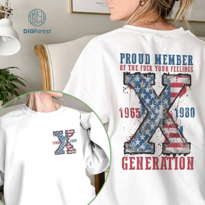 Generation X 4th of July Shirt, Proud Member Generation Shirt, Generation 4th of July Shirt, American Flag Shirt, Gen-X Sarcastic Shirt